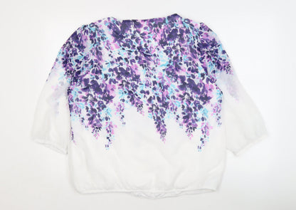 Womens UK Size 18 Bm collection Multicoloured Basic Blouse