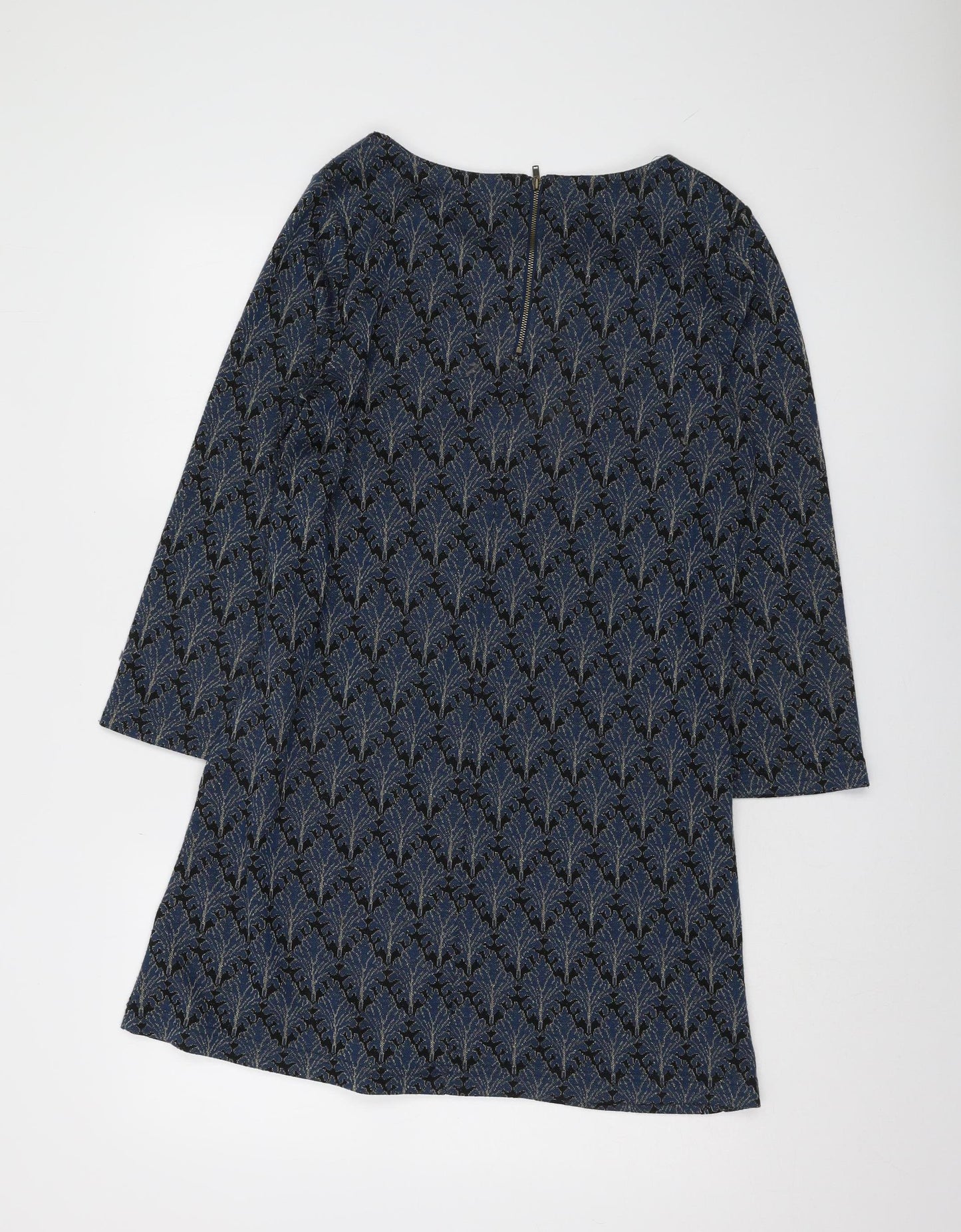 Darling Women's Blue Geometric Shift Dress L