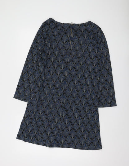 Darling Women's Blue Geometric Shift Dress L