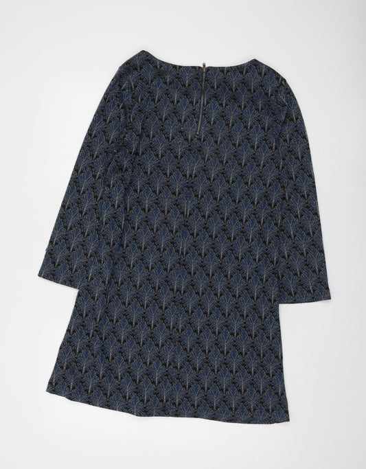 Darling Women's Blue Geometric Shift Dress L
