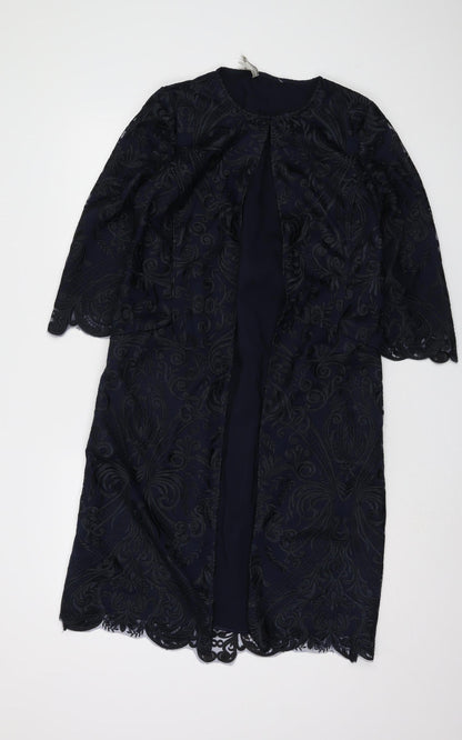 Womens UK Size 10 Monsoon Blue Basic Jacket