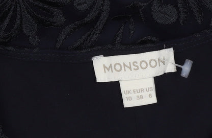 Womens UK Size 10 Monsoon Blue Basic Jacket