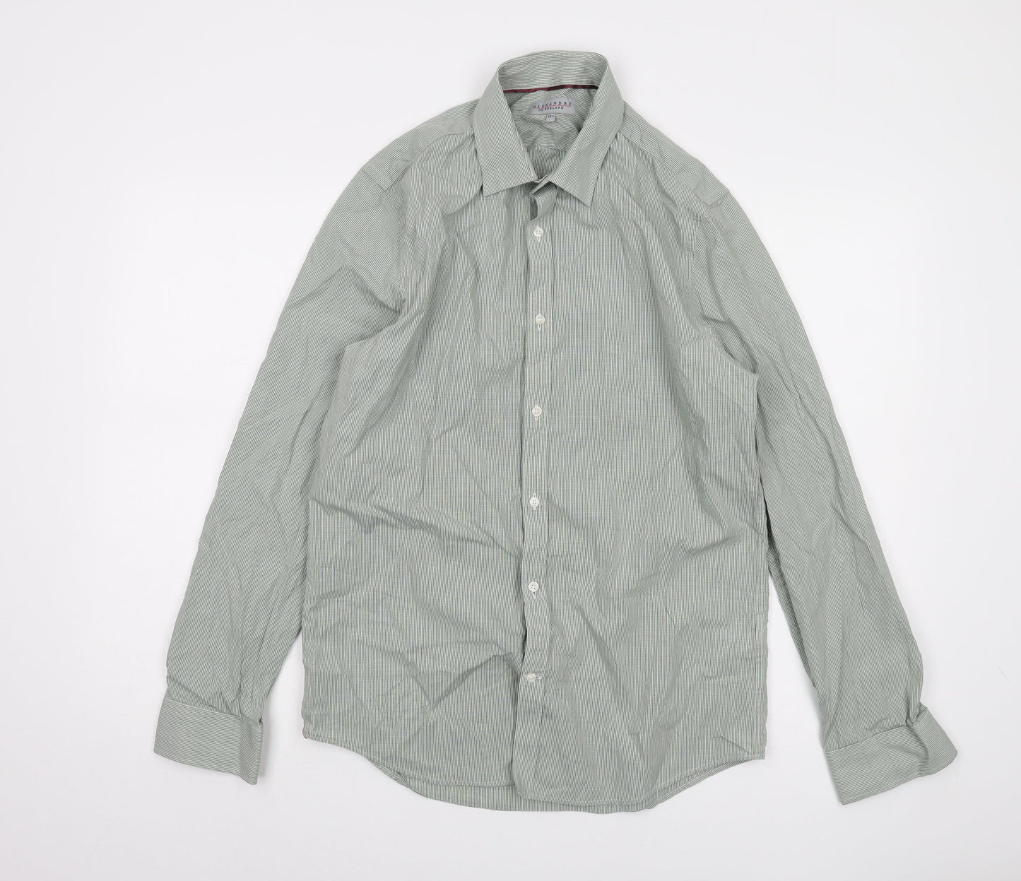 Alexandre of England Men's Green Check Shirt