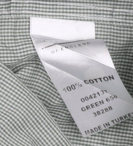 Alexandre of England Men's Green Check Shirt