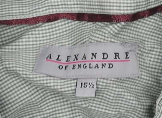 Alexandre of England Men's Green Check Shirt