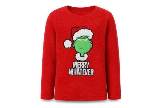 Dr. Seuss Boys Red Grinch Pyjama Top 11-12 Years