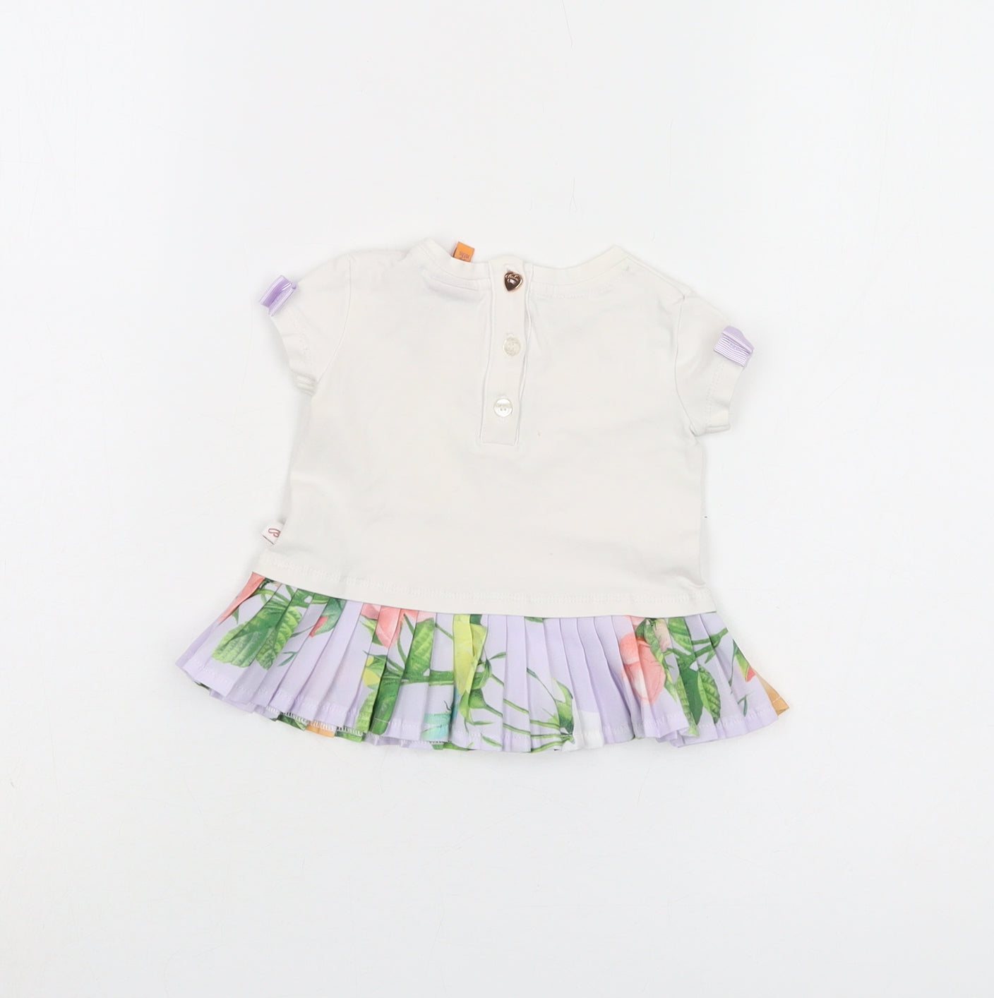 Ted Baker Girls Ivory Floral Blouse 36M Party Style