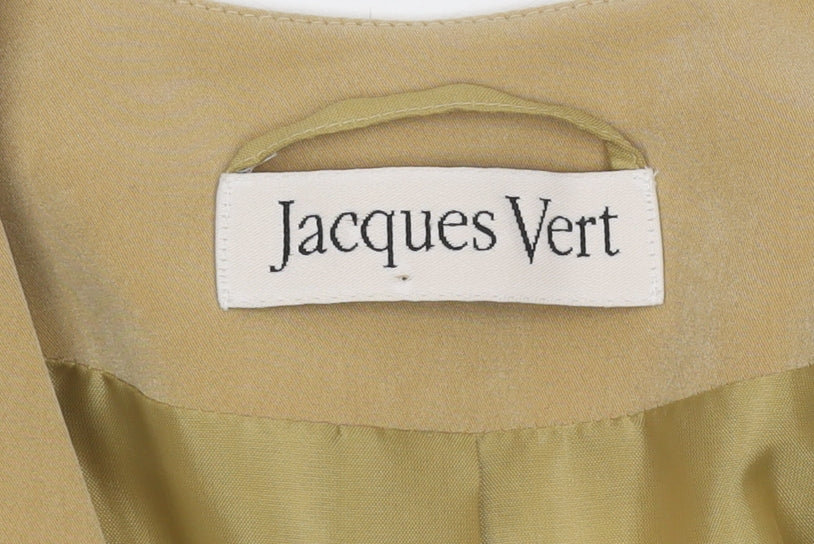 Jacques Vert Women's Beige Blazer Size 16 Lined