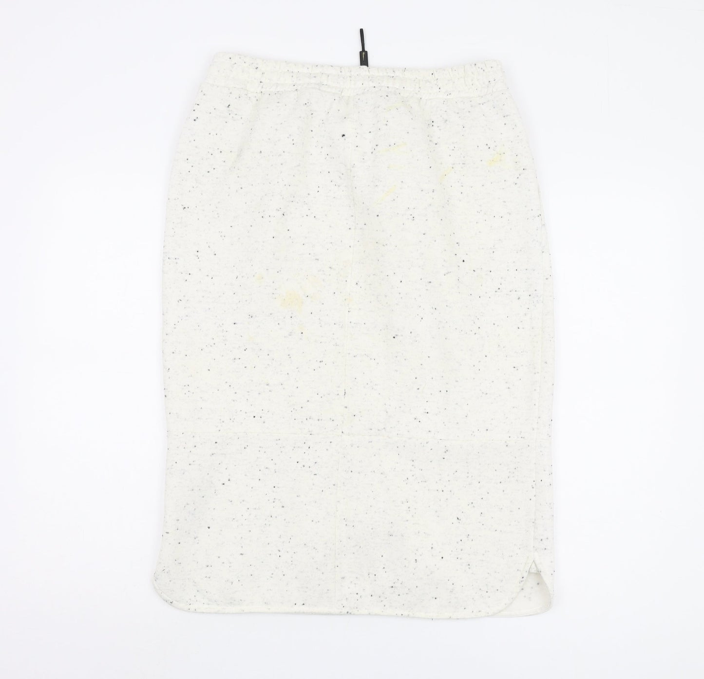 Massimo Dutti Women’s Ivory Midi Skirt, Size 12