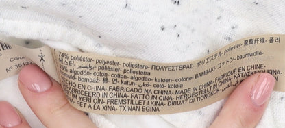 Massimo Dutti Women’s Ivory Midi Skirt, Size 12