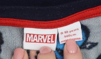 Marvel Boys Blue Superhero Pyjama Top 9-10 Years Fleece