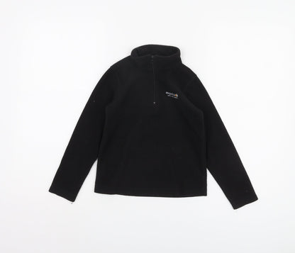 Regatta Boys Black 5-6 Yrs 1/2 Zip Sweatshirt