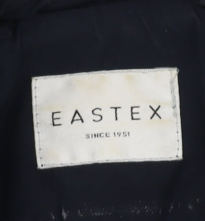 Womens UK Size 12 Eastex Blue Quilted Coat