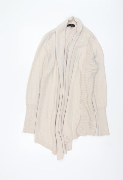 Jasper Conran Women's Ivory Open Front Cardigan - Size 14