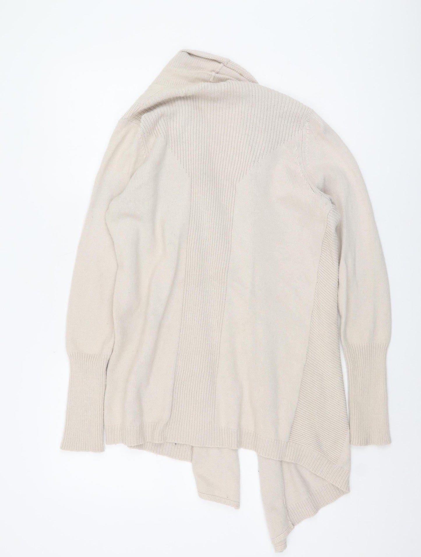 Jasper Conran Women's Ivory Open Front Cardigan - Size 14