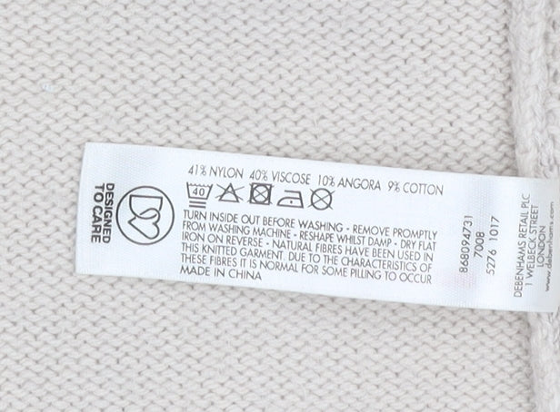 Jasper Conran Women's Ivory Open Front Cardigan - Size 14