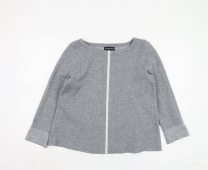 Womens UK Size M Cynthia Rowley Grey Pullover Jumper