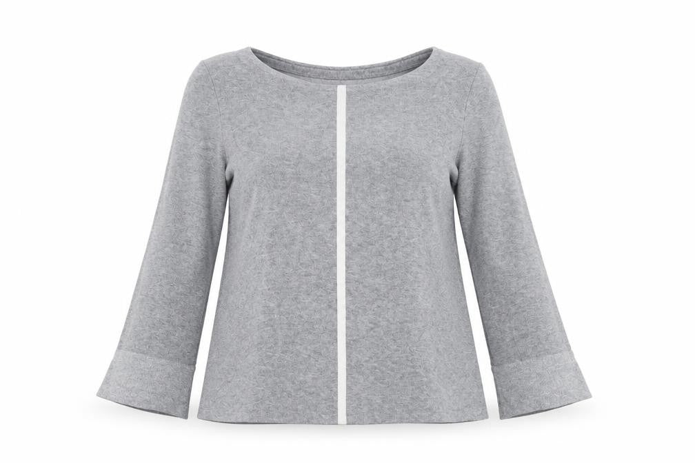 Womens UK Size M Cynthia Rowley Grey Pullover Jumper