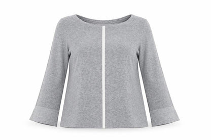 Womens UK Size M Cynthia Rowley Grey Pullover Jumper