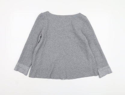 Womens UK Size M Cynthia Rowley Grey Pullover Jumper