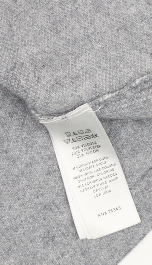 Womens UK Size M Cynthia Rowley Grey Pullover Jumper