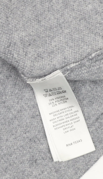 Womens UK Size M Cynthia Rowley Grey Pullover Jumper