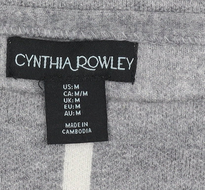 Womens UK Size M Cynthia Rowley Grey Pullover Jumper