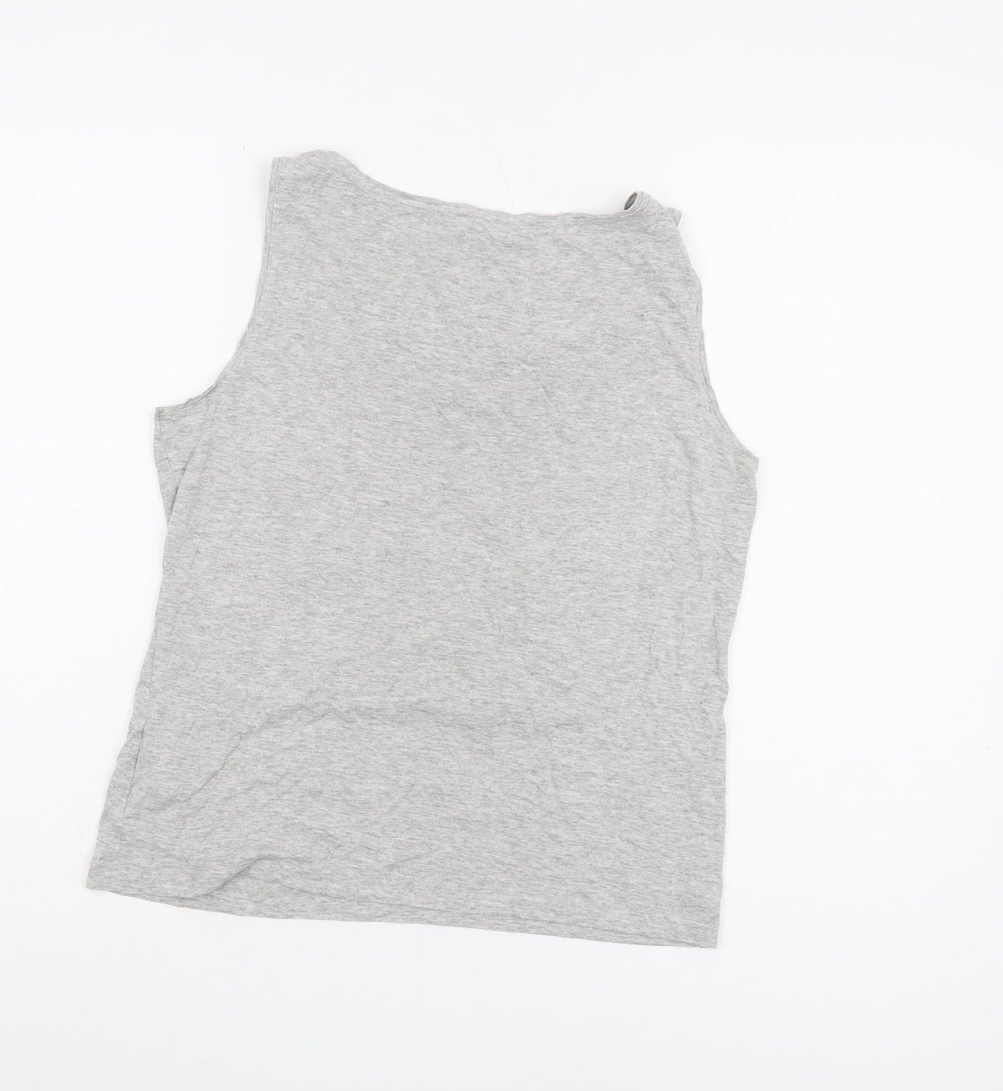 Womens UK Size M Jaeger Grey Basic Tank