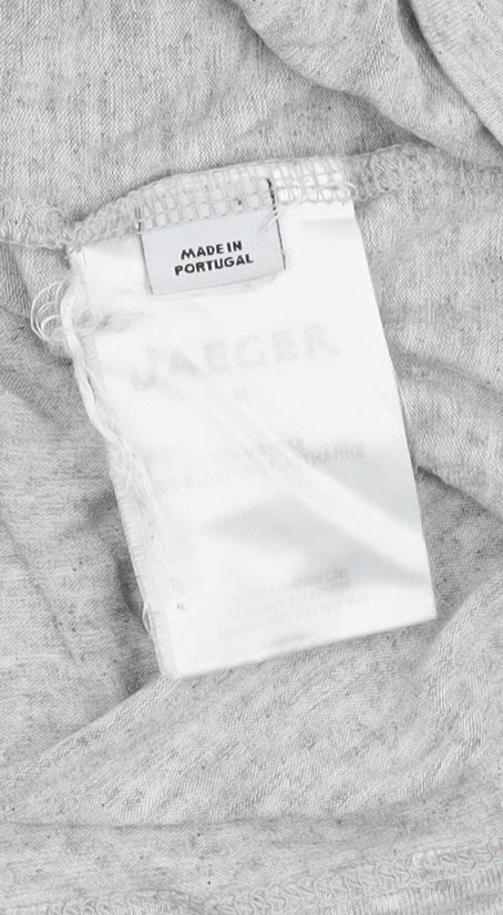 Womens UK Size M Jaeger Grey Basic Tank