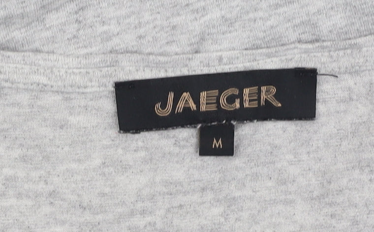 Womens UK Size M Jaeger Grey Basic Tank