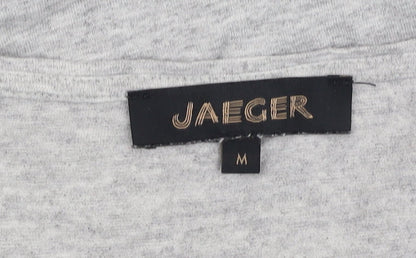 Womens UK Size M Jaeger Grey Basic Tank