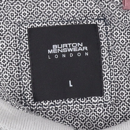 Burton Menswear London Polo Shirt L White Casual