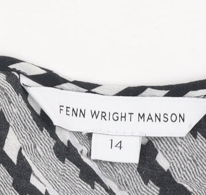 Fenn Wright Manson Women's Geometric Blouse, Size 14