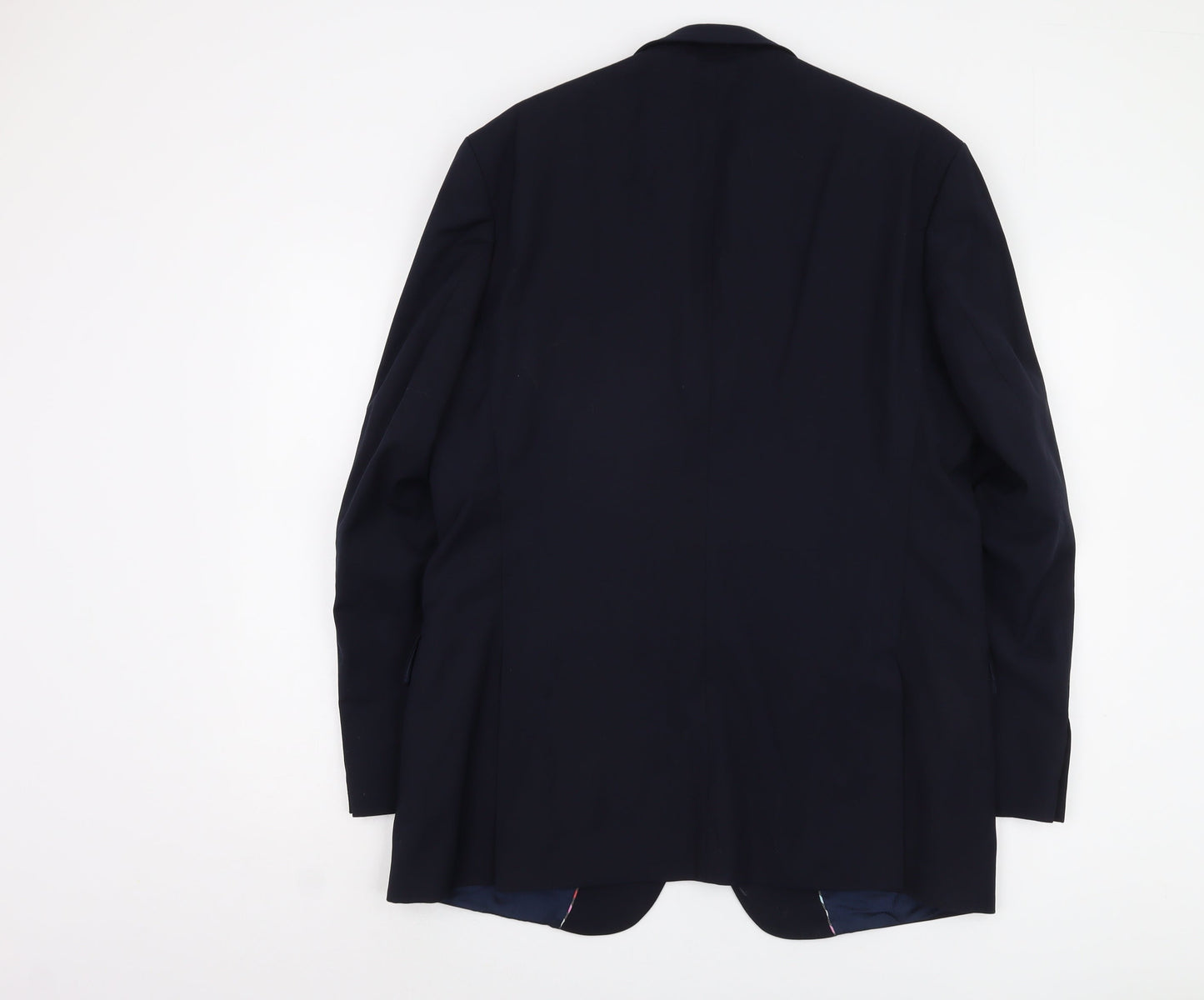 Mens UK Size 44 Jeff Banks Regular Blue Suit Jacket