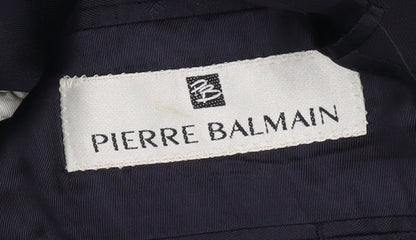 Mens UK Size 40 Pierre Balmain Regular Blue Suit Jacket