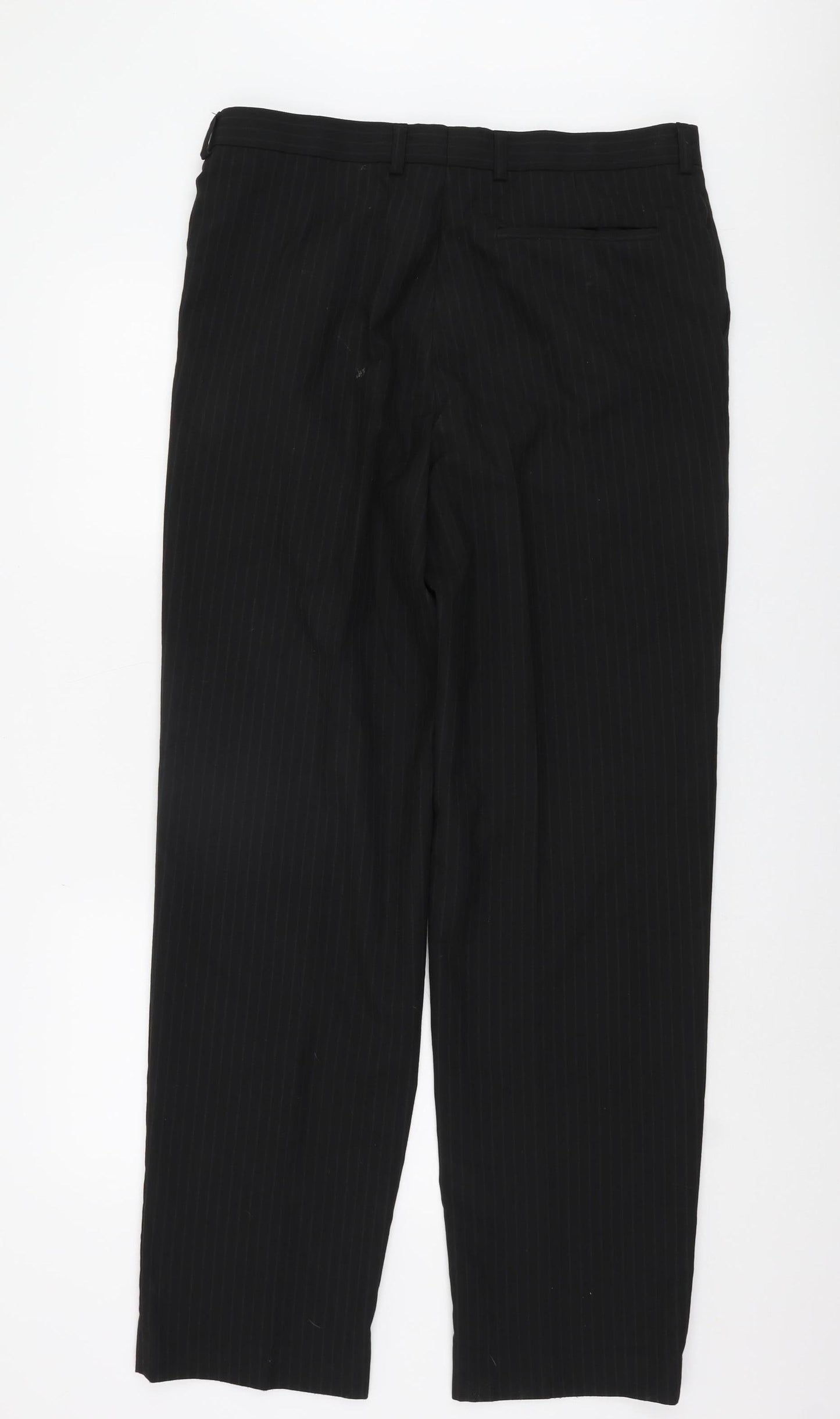 Burton Men's Black Trousers, Size 36, Formal Wear
