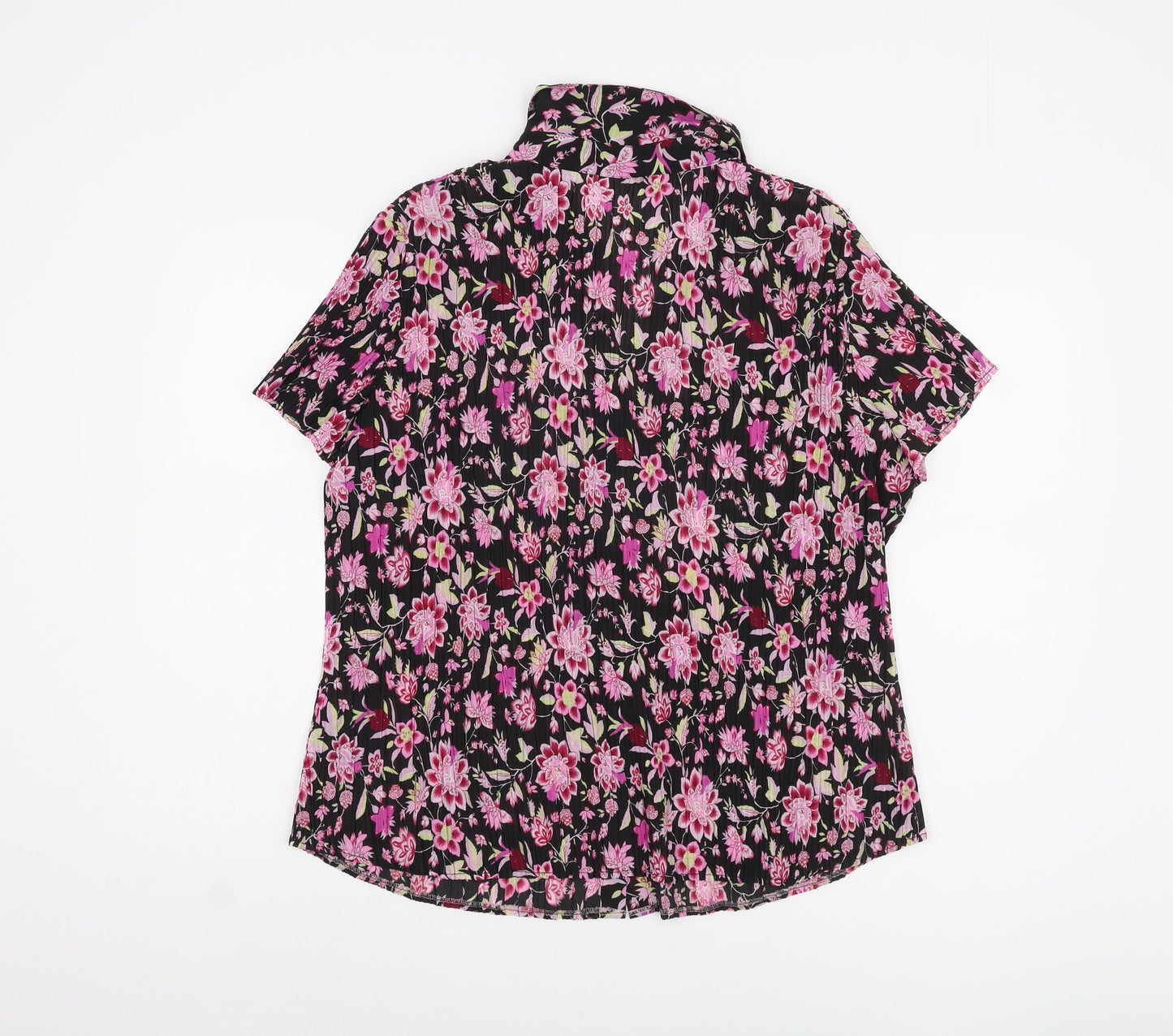 Womens UK Size 22 Marks and Spencer Black Basic Blouse