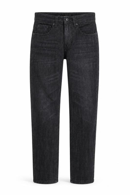Mens UK Size 28 Burton Slim Fit Tapered Black Jeans