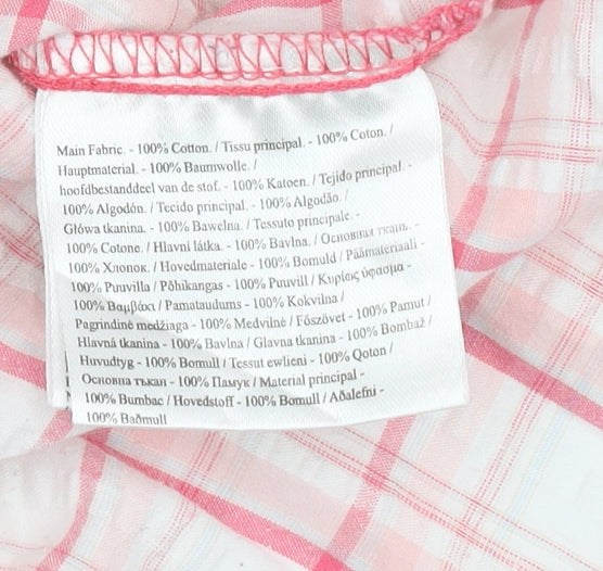 Womens UK Size 20 Regatta Pink Basic Button-Up