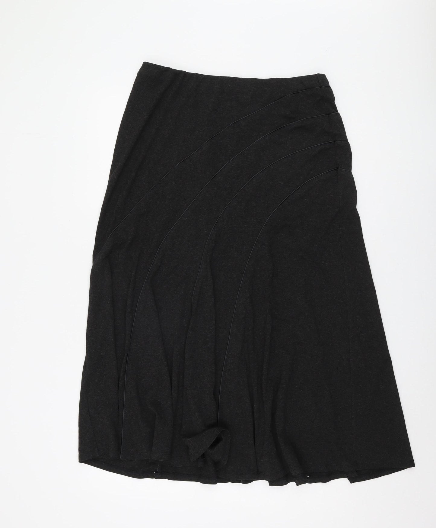 CC Women's Black Skirt M Viscose Blend