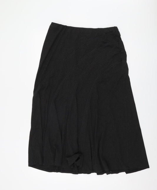 CC Women's Black Skirt M Viscose Blend