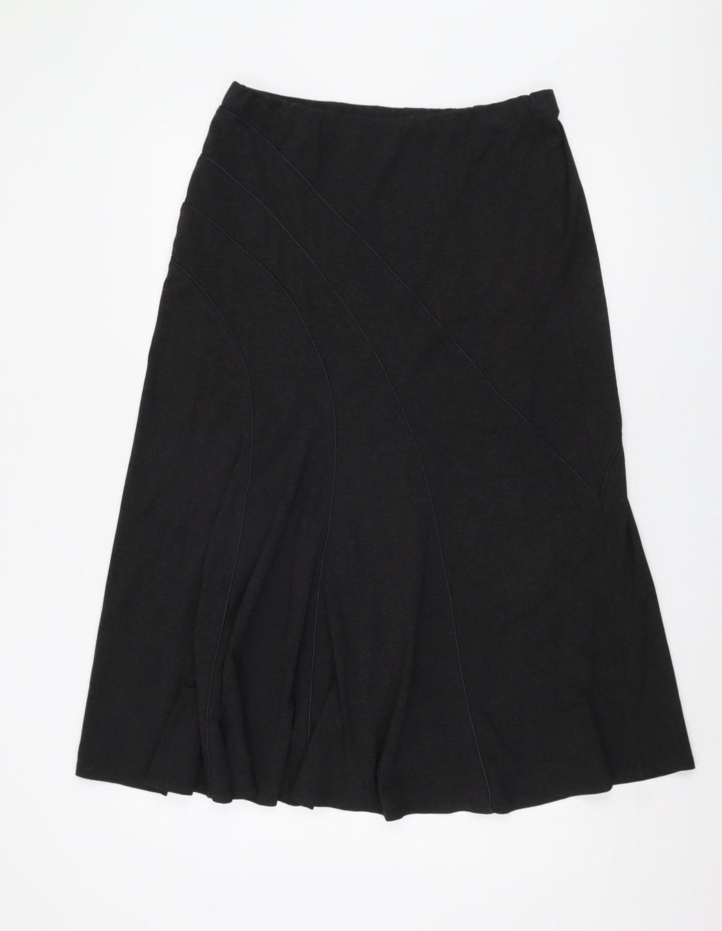 CC Women's Black Skirt M Viscose Blend