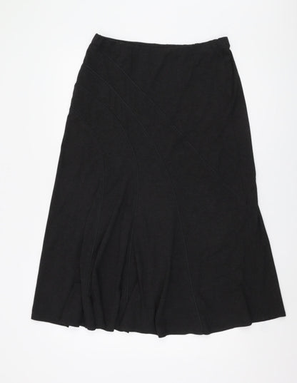 CC Women's Black Skirt M Viscose Blend