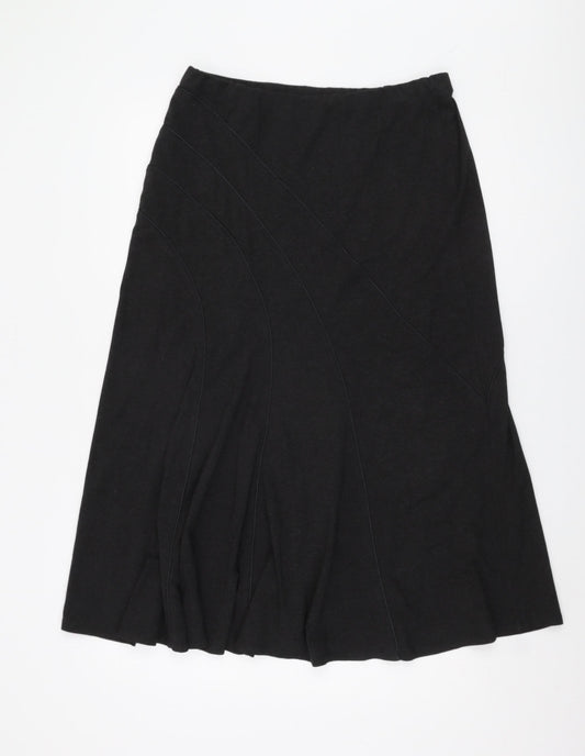 CC Women's Black Skirt M Viscose Blend