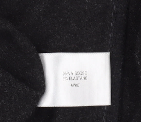 CC Women's Black Skirt M Viscose Blend