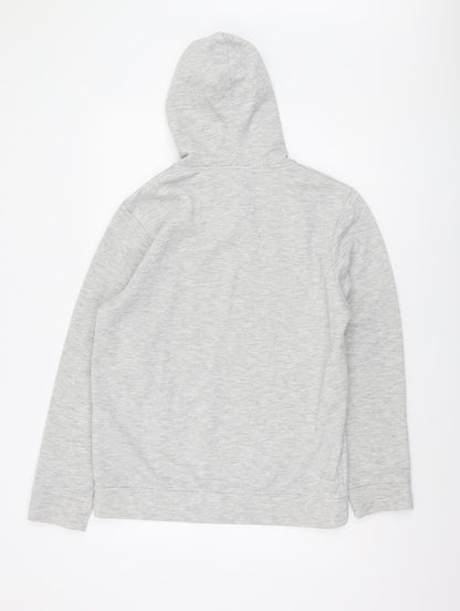Mens UK Size L JACK & JONES Grey Pullover Hoodie