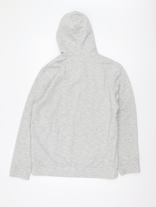 Mens UK Size L JACK & JONES Grey Pullover Hoodie