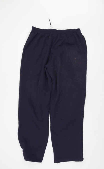Puma Men's Blue Sweatpants - L - Casual and Comfy