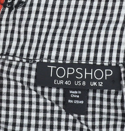 Womens UK Size 12 Topshop Straight & Pencil Not Available Skirt