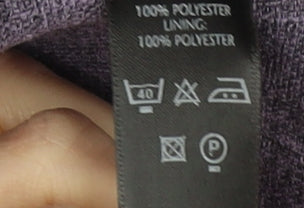 BHS Women's Purple Pencil Skirt, Size 10